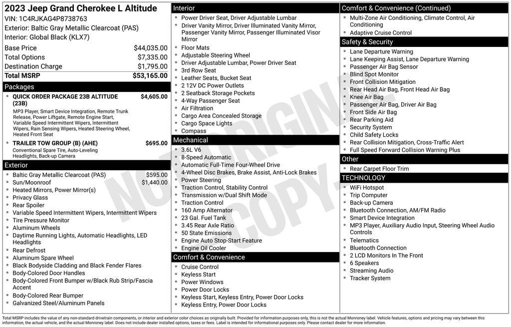 jeep grand cherokee l 2023 1C4RJKAG4P8738763 image jeep grand cherokee l 2023 1C4RJKAG4P8738763 image